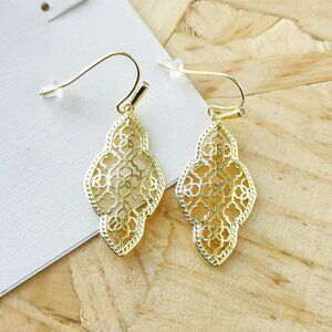 NEW Kendra Scott Abbie Drop Earrings Gold